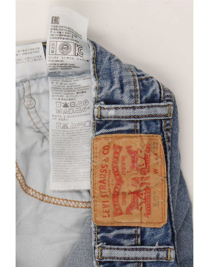 Levi's Mens 527 Bootcut Jeans W38 L29 Blue Cotton