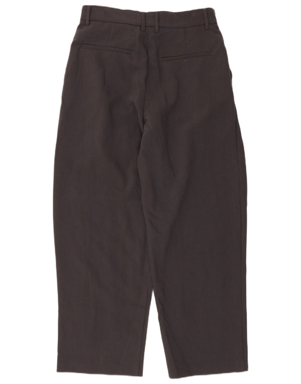 Zara Mens High Waist Pegged Chino Trousers EU 38 Small W30 L29 Grey