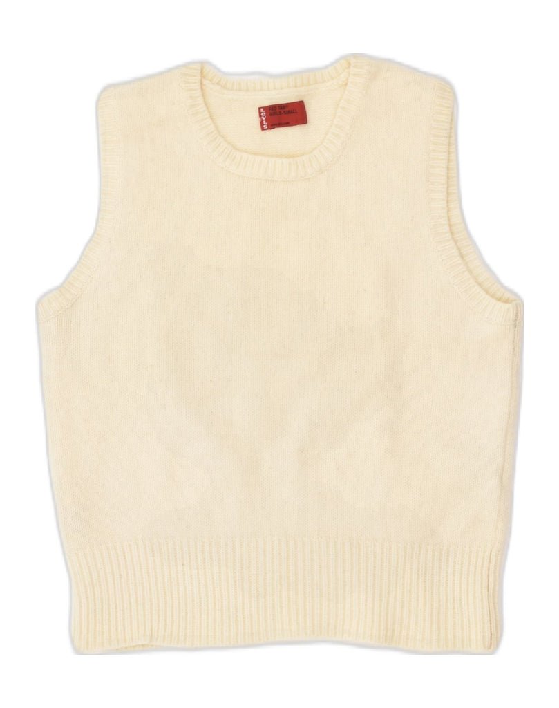 LEVI'S Girls Vest Tank Top 7-8 Years Small Beige Wool | Vintage Levi's | Thrift | Second-Hand Levi's | Used Clothing | Messina Hembry 