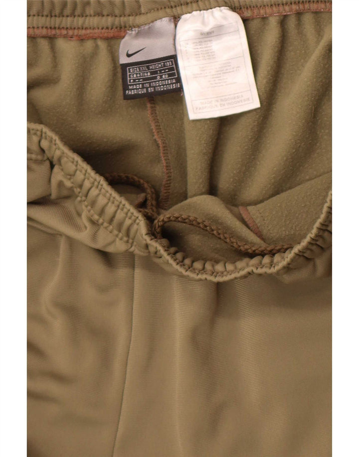 Nike Mens Tracksuit Trousers 2XL Khaki Polyester