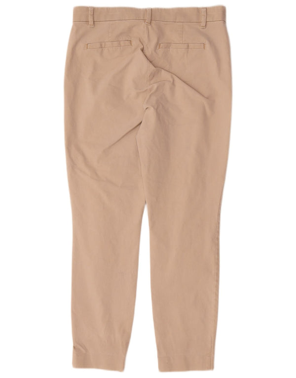 Gap Womens Skinny Ankle Casual Trousers US 8 Medium W32 L27 Beige Cotton