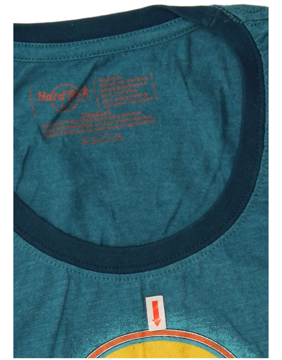 HARD ROCK CAFE Girls Paris Graphic T-Shirt Top 13-14 Years Medium Blue