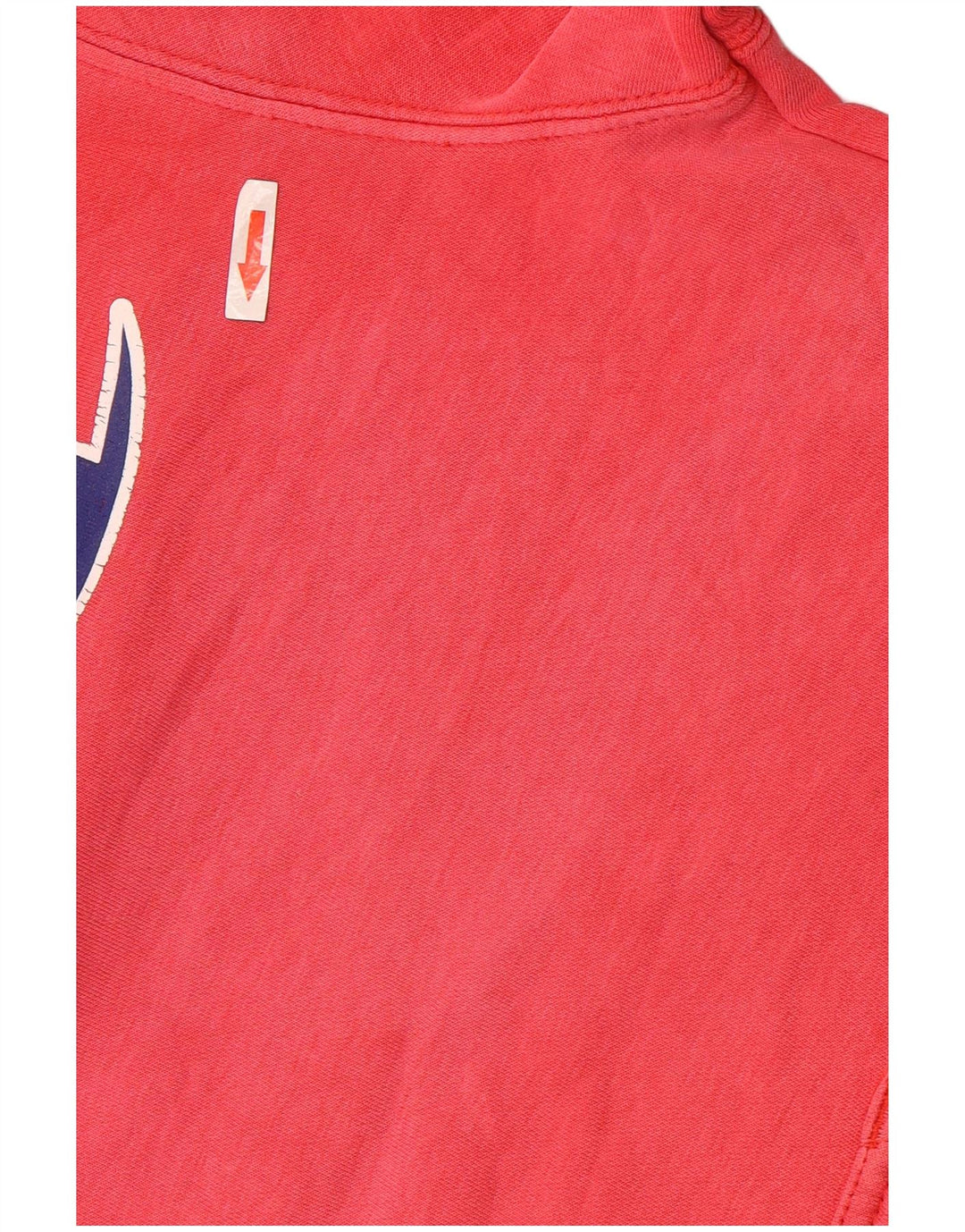 Champion Mens Graphic Hoodie Jumper Medium Red Cotton