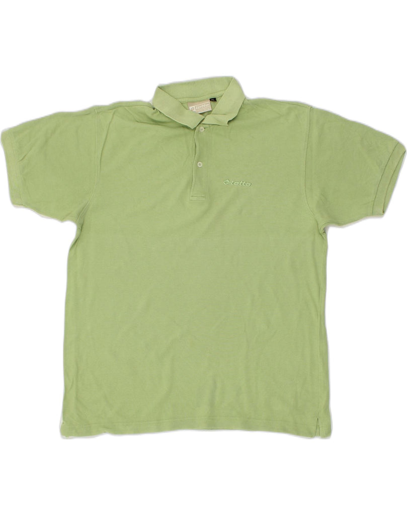 LOTTO Mens Polo Shirt XL Green Cotton | Vintage Lotto | Thrift | Second-Hand Lotto | Used Clothing | Messina Hembry 