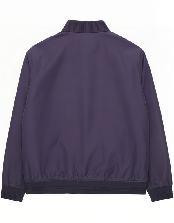 Marks & Spencer Mens Bomber Jacket UK 46 3XL Navy Blue Polyester