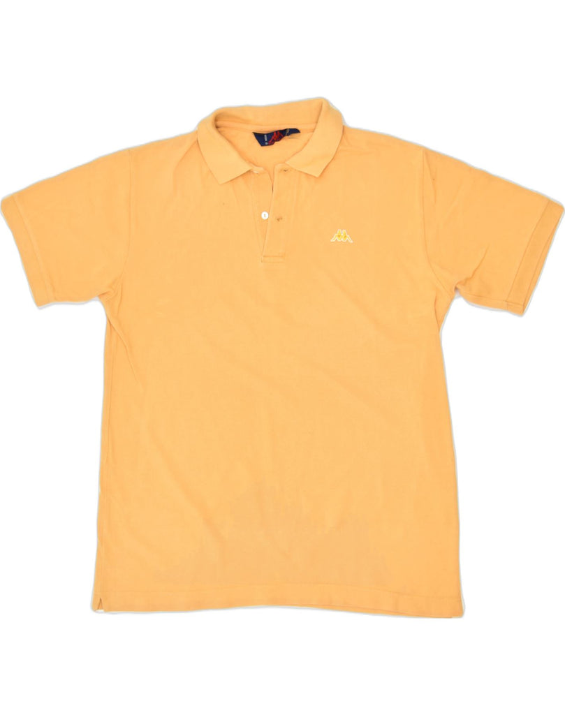 KAPPA Mens Polo Shirt Medium Orange Cotton | Vintage | Thrift | Second-Hand | Used Clothing | Messina Hembry 