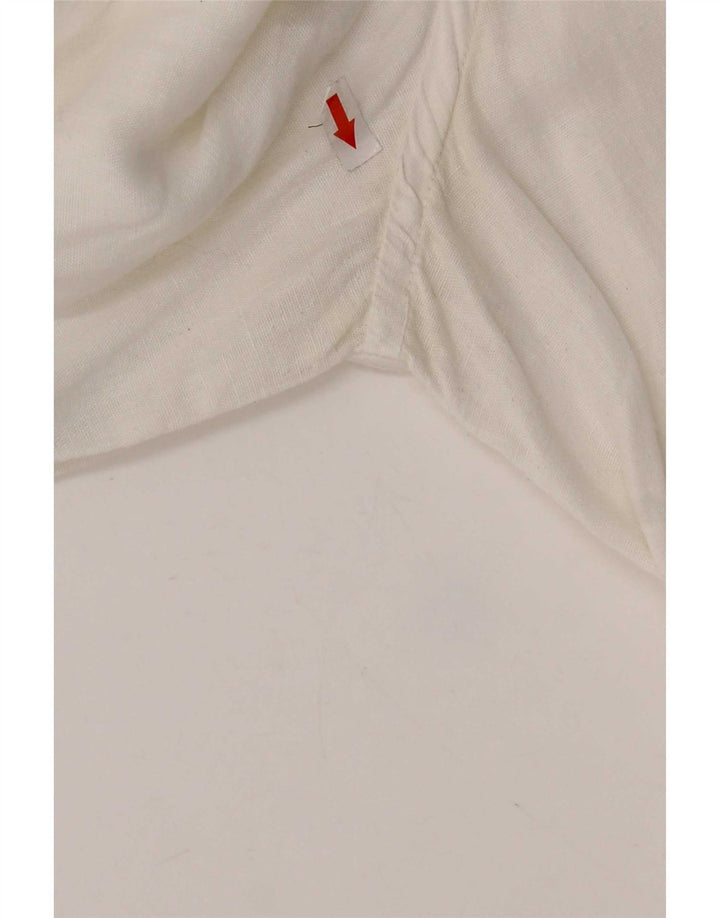 Etro Mens Shirt 2XL White Linen