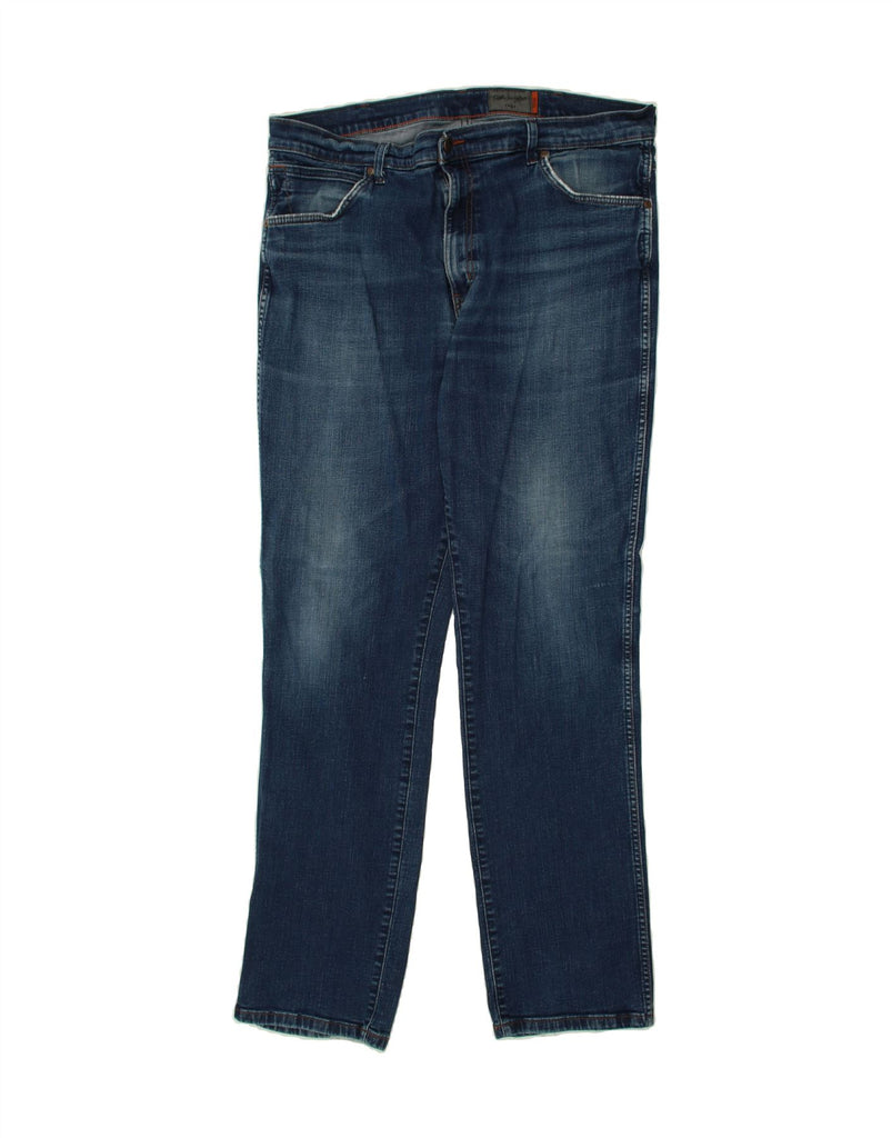 WRANGLER Mens Texas Slim Jeans W40 L34 Blue Cotton Vintage Wrangler and Second-Hand Wrangler from Messina Hembry 