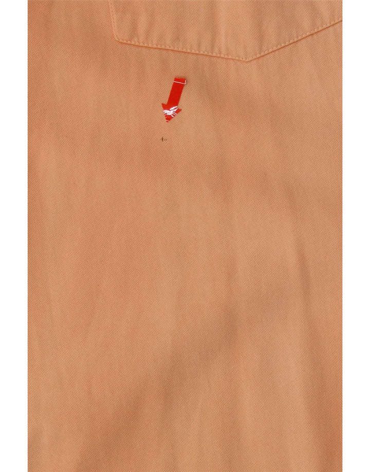 VINTAGE Mens Sleeveless Shirt 2XL Orange Vintage Vintage and Second-Hand Vintage from Messina Hembry 