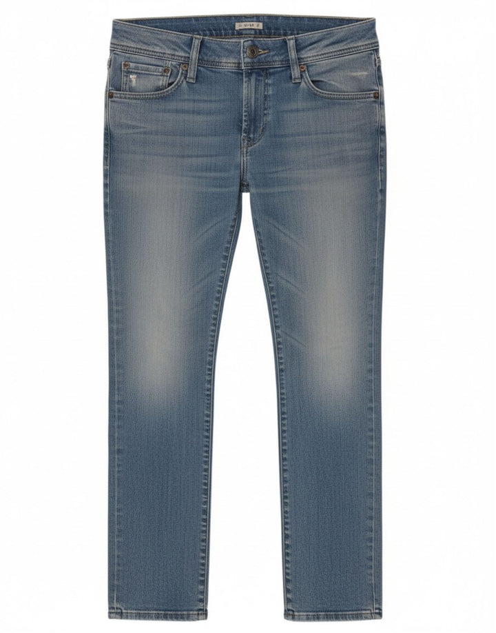 Diesel Womens Matic Slim Jeans W27 L32 Blue Cotton