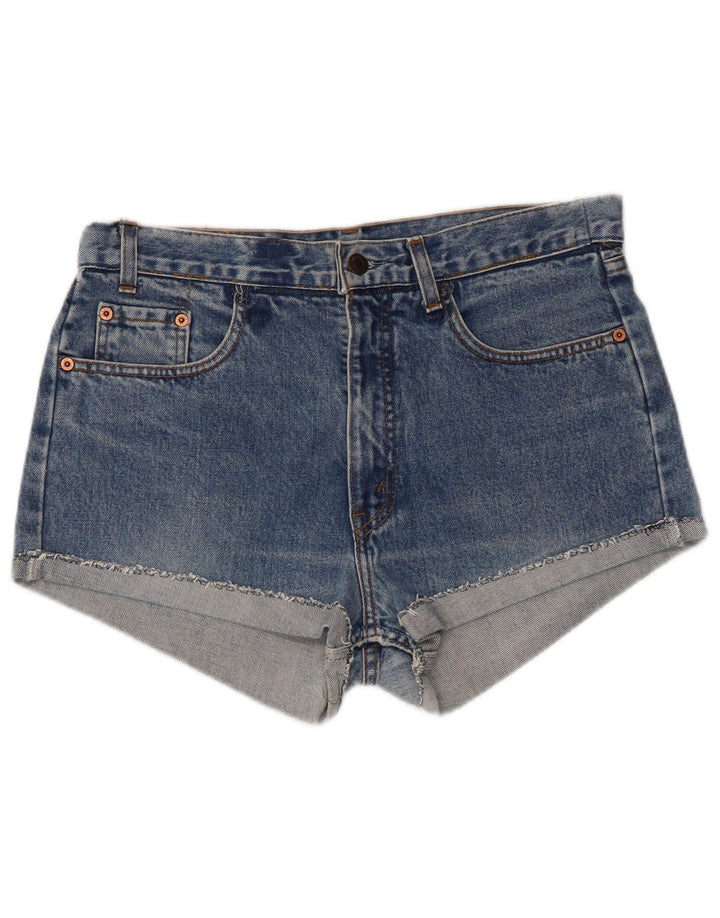 LEVI'S Womens Denim Shorts W32 Large  Blue Cotton
