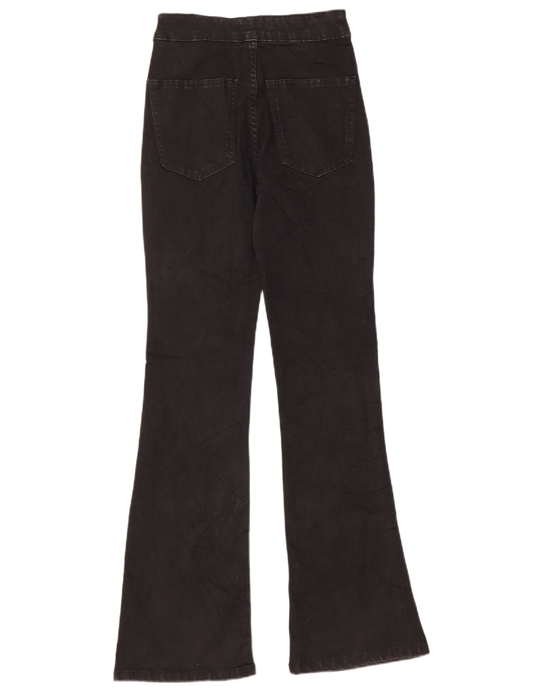 Zara Womens Flared Jeans EU 36 XS W26 L30 Black Cotton