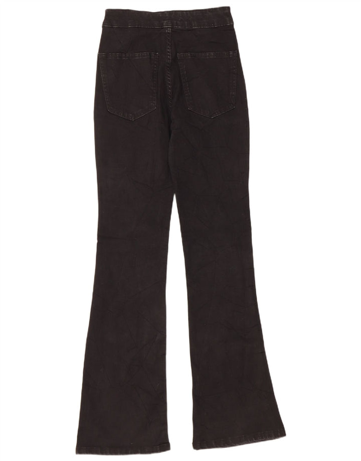 Zara Womens Flared Jeans EU 36 XS W26 L30 Black Cotton
