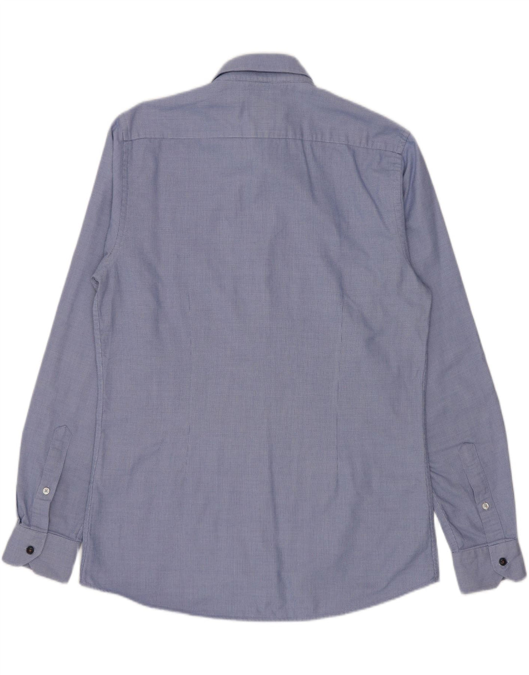 ZARA Mens Slim Fit Shirt Medium Blue Cotton