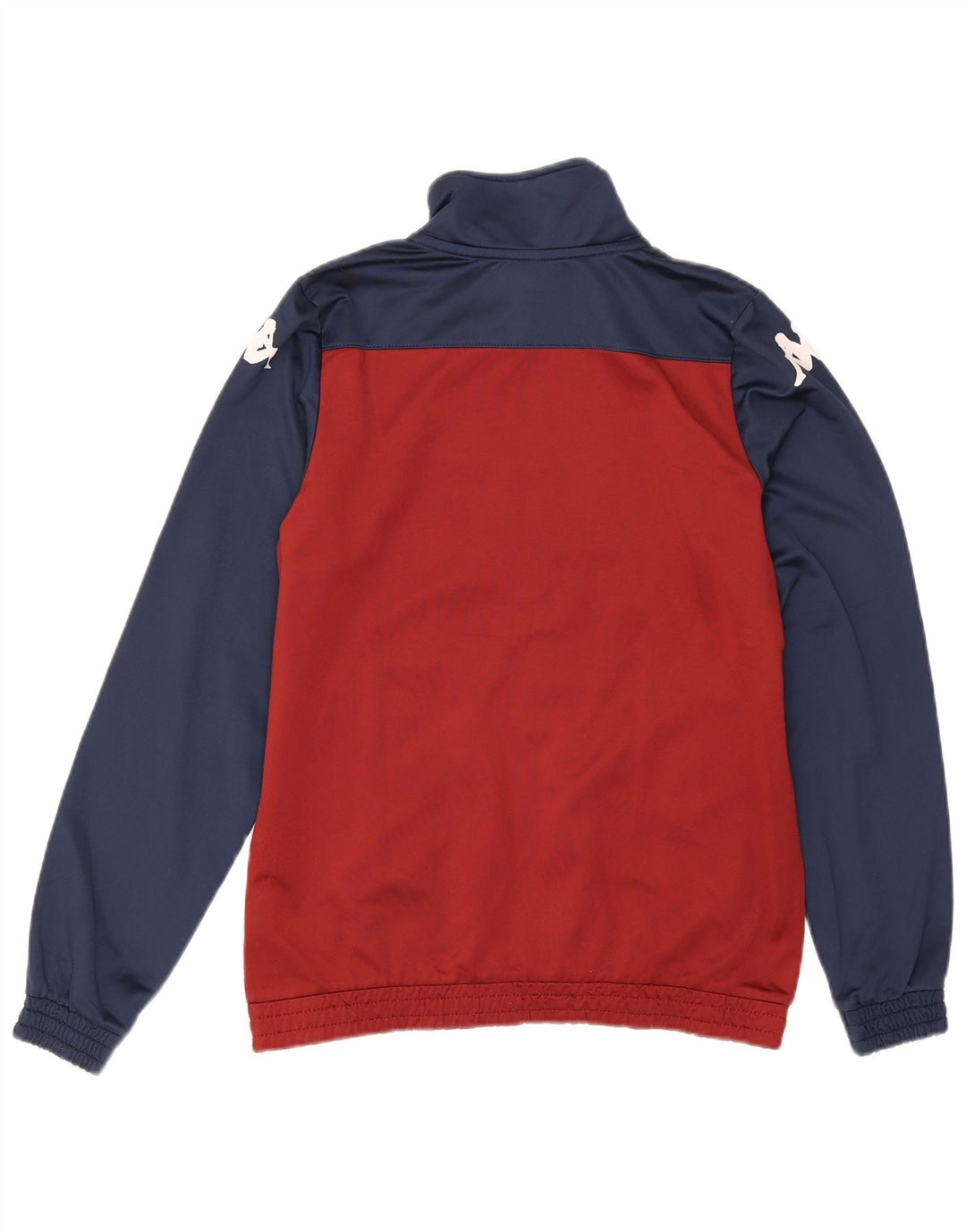 Kappa Mens Graphic Tracksuit Top Jacket Small Burgundy Colourblock