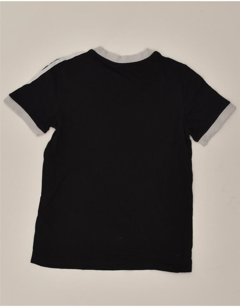 ADIDAS Womens T-Shirt Top UK 8 Small Black Cotton | Vintage Adidas | Thrift | Second-Hand Adidas | Used Clothing | Messina Hembry 