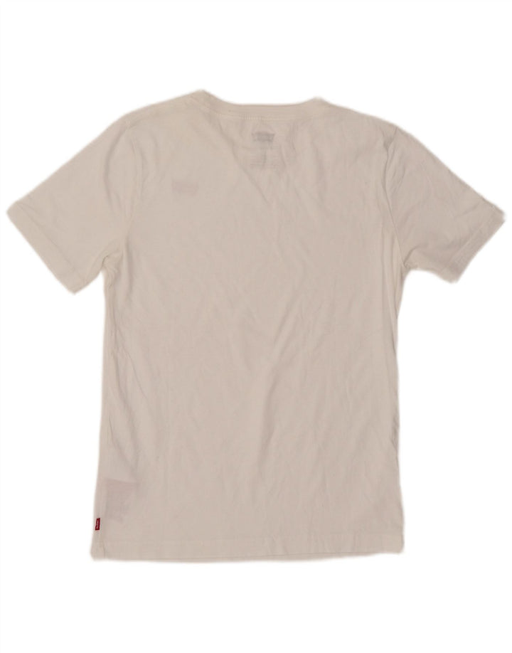 LEVI'S Boys T-Shirt Top 13-14 Years White Cotton