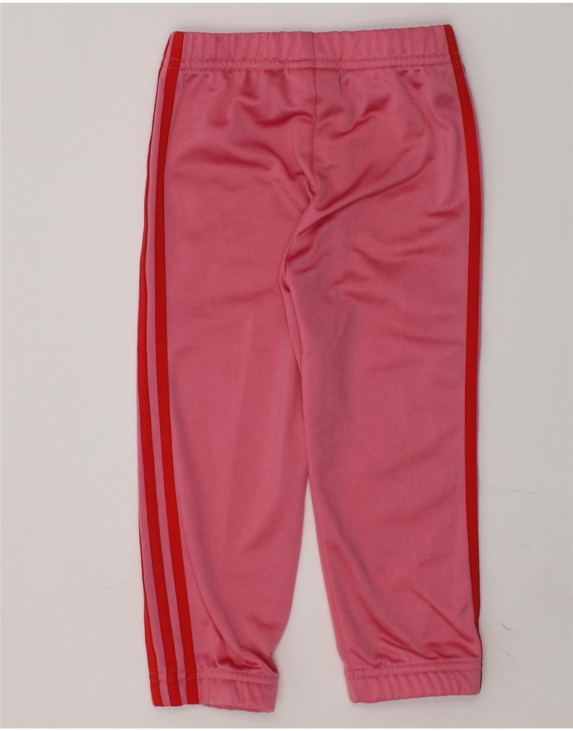 ADIDAS Baby Boys Tracksuit Trousers 18-24 Months Pink Polyester | Vintage Adidas | Thrift | Second-Hand Adidas | Used Clothing | Messina Hembry 