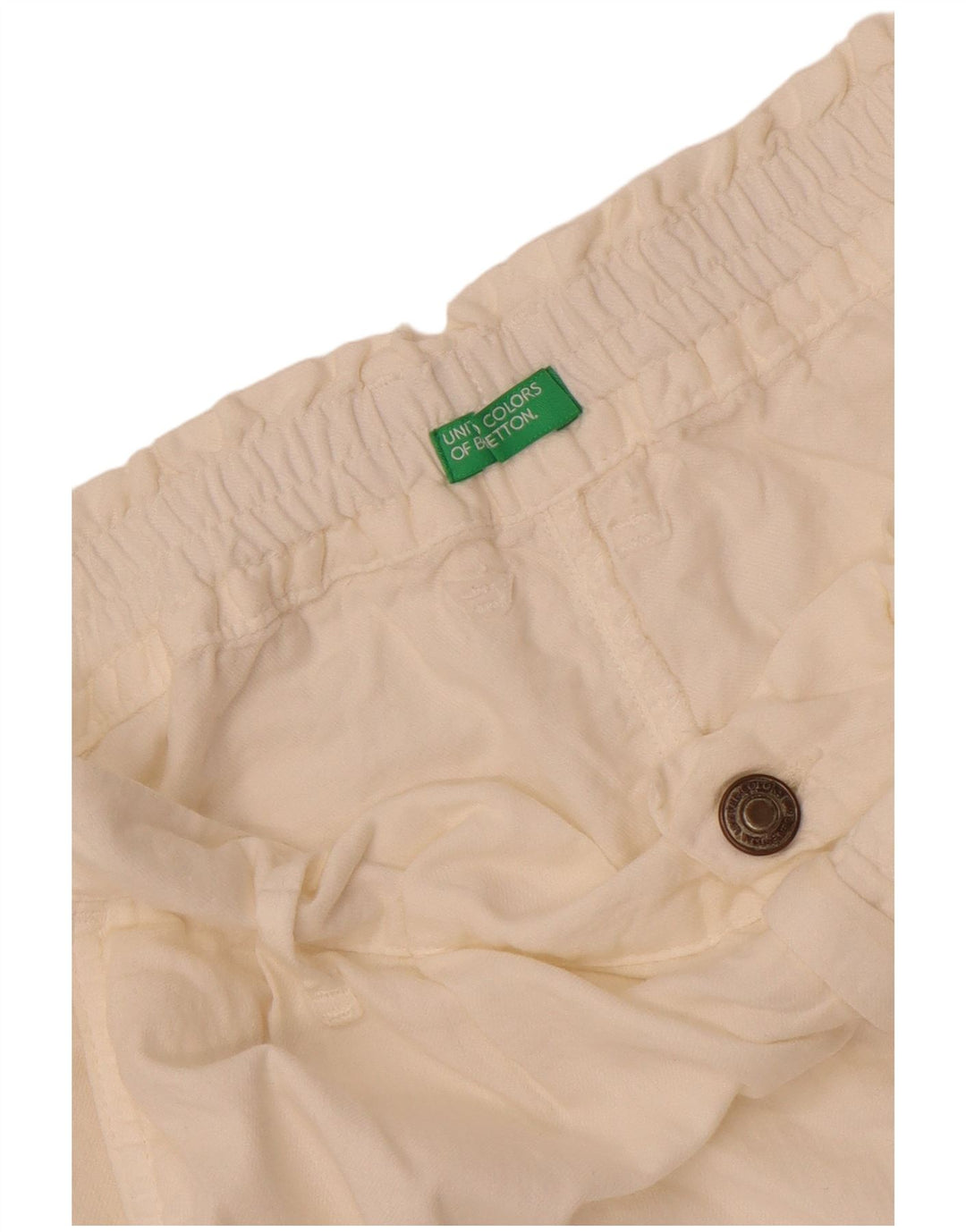 Benetton Mens Chino Shorts  W28 Small White