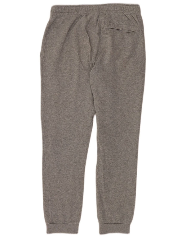 NIKE Mens Tracksuit Trousers Joggers Medium Grey Flecked Cotton