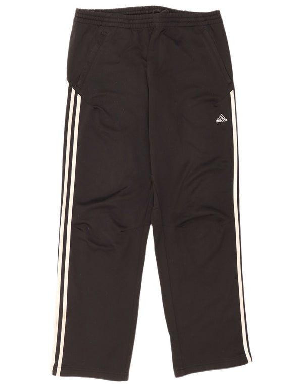 Adidas Mens Tracksuit Trousers Medium Black Polyester