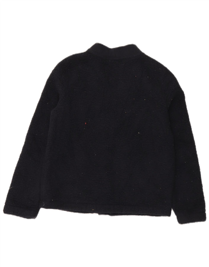 Tommy Hilfiger Womens Fleece Jacket UK 10 Small Navy Blue Polyester
