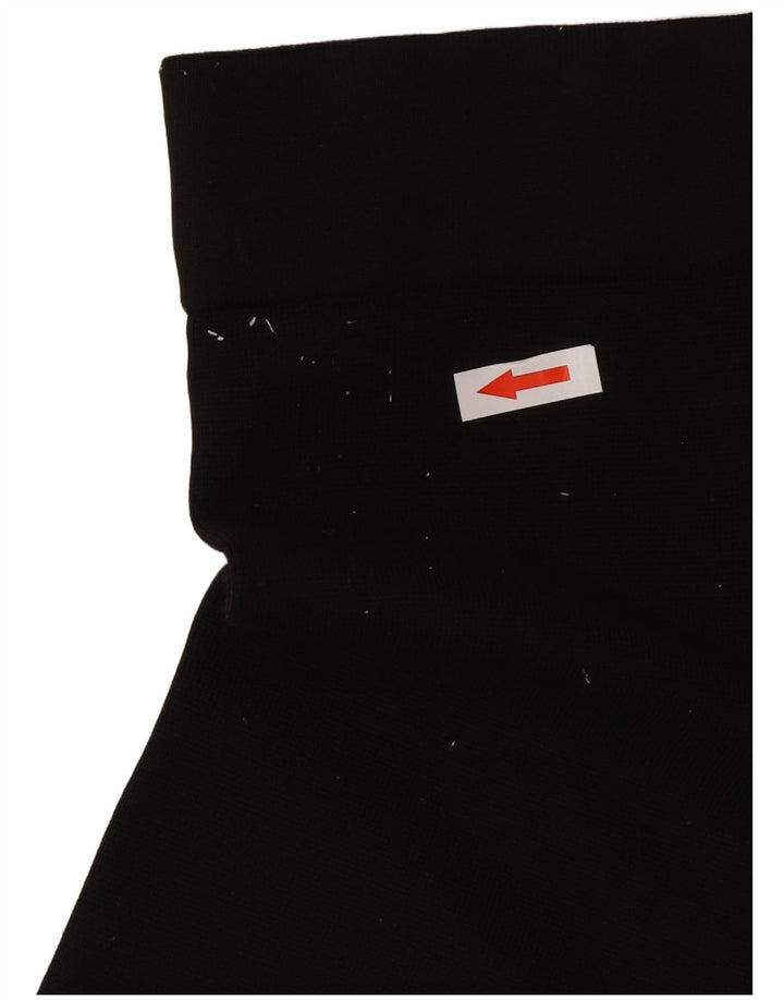 Zara Womens Leggings UK 12 Medium  Black Polyamide