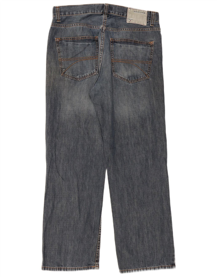 TOMMY HILFIGER Mens Straight Jeans W32 L30  Blue Cotton