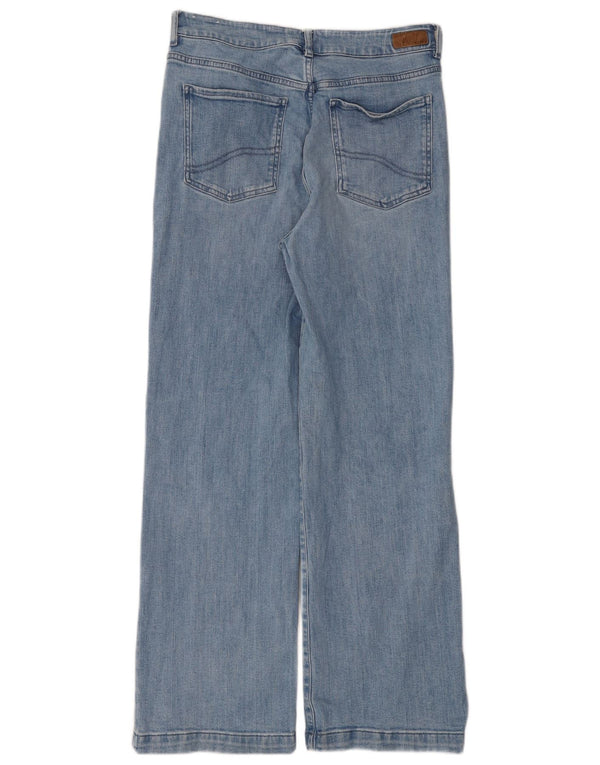 Fat Face Womens Elise Wide Leg Jeans UK 12 Medium W30 L30 Blue Cotton