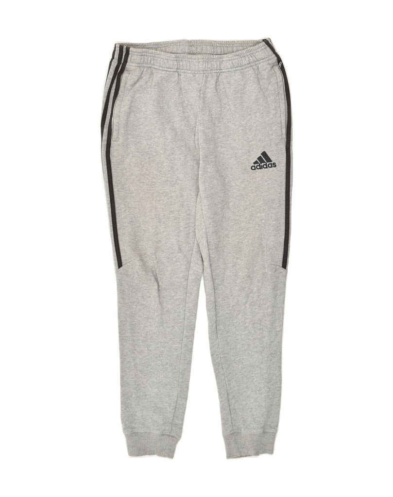 ADIDAS Womens Tracksuit Trousers Joggers UK 8/10 Small Grey Cotton | Vintage Adidas | Thrift | Second-Hand Adidas | Used Clothing | Messina Hembry 