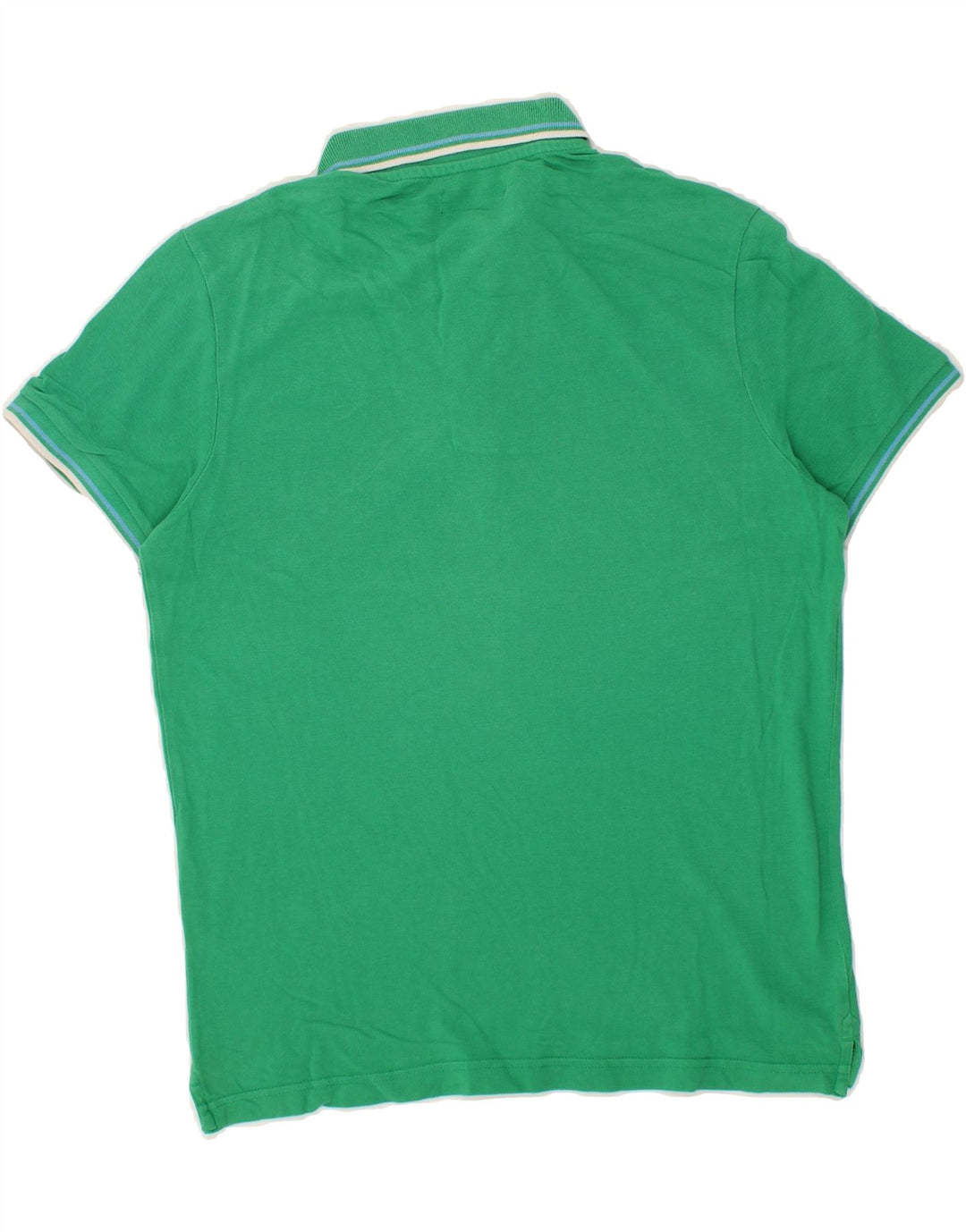 DIADORA Mens Polo Shirt Medium Green Cotton Vintage Diadora and Second-Hand Diadora from Messina Hembry 