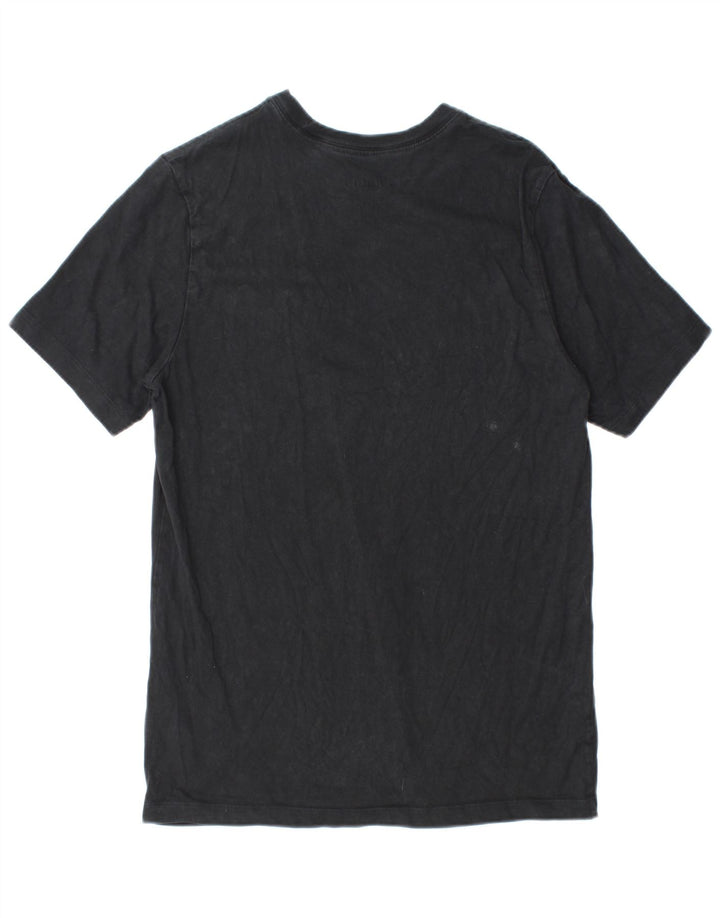 JORDAN Mens Graphic T-Shirt Top Medium Black Cotton