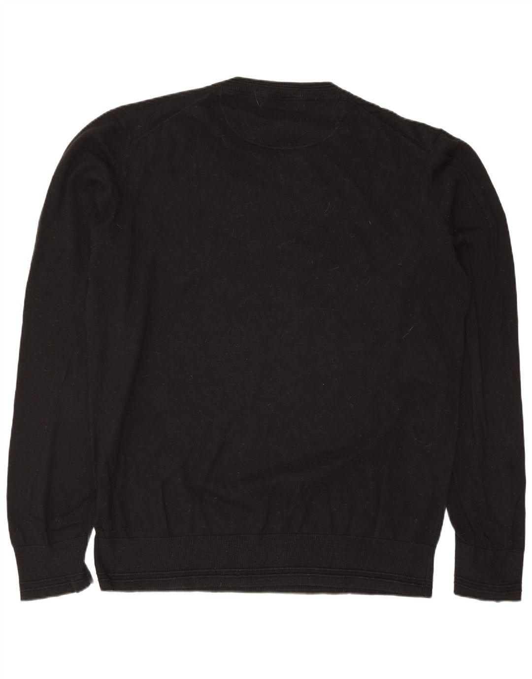 Gas Mens Crew Neck Jumper Sweater 2XL Black