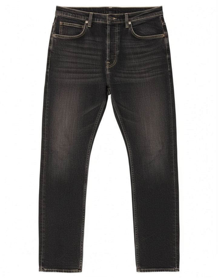 Lee Mens Heath Slim Jeans W32 L32 Black Cotton