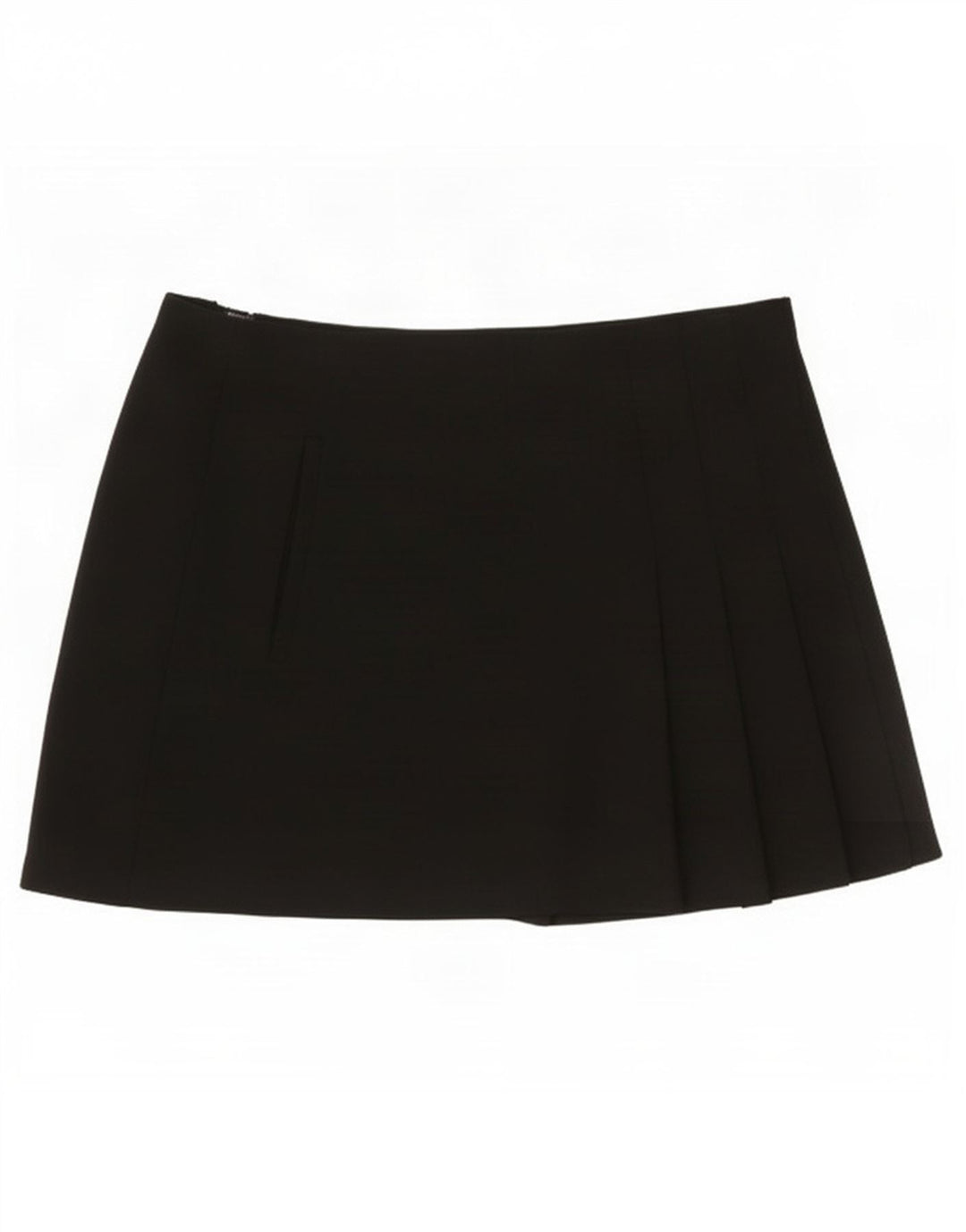 Zara Womens Mini Skirt Small W26 Black Polyester