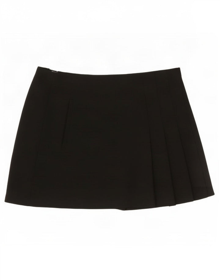 Zara Womens Mini Skirt Small W26 Black Polyester