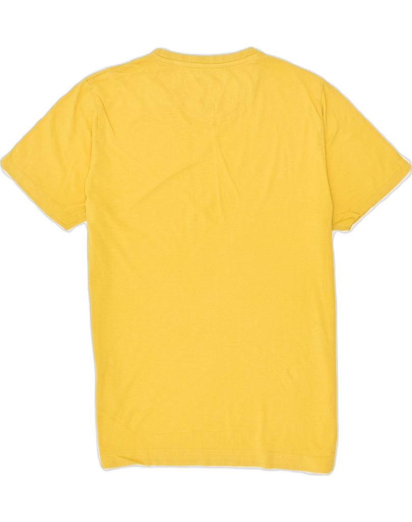 DACK'S Mens Graphic T-Shirt Top Medium Yellow Cotton | Vintage Dack's | Thrift | Second-Hand Dack's | Used Clothing | Messina Hembry 