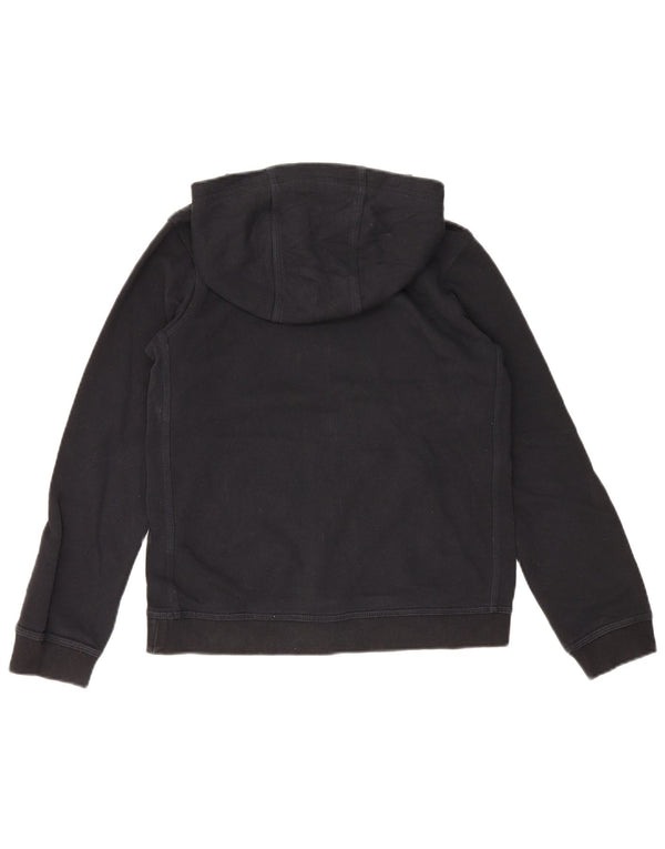 Nike Boys Hoodie Jumper 12-13 Years Large Black Cotton