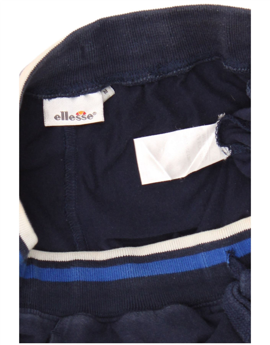 Ellesse Mens Graphic Sport Shorts Medium  Navy Blue Cotton