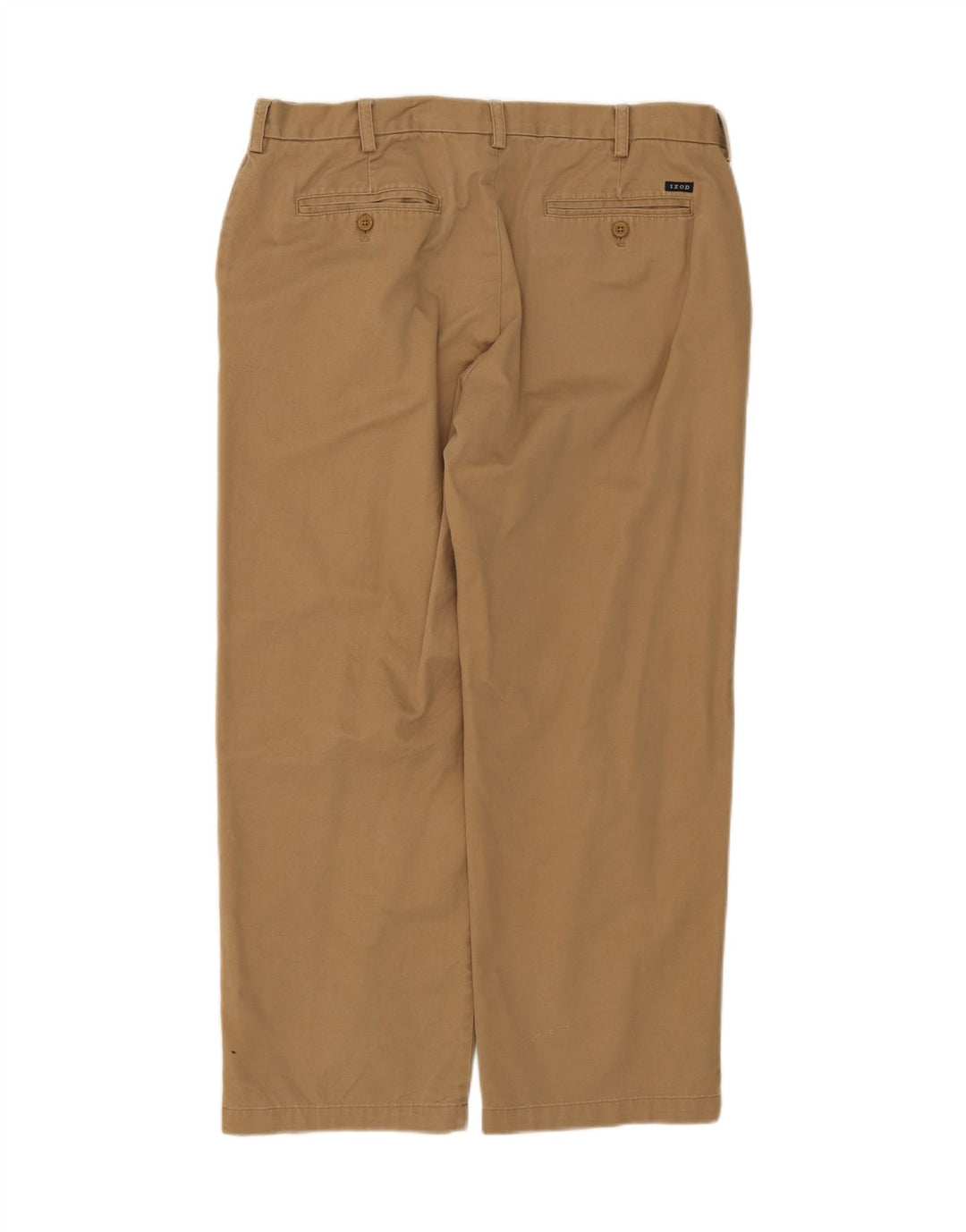 IZOD Mens Straight Chino Trousers W38 L30 Beige Cotton Vintage Izod and Second-Hand Izod from Messina Hembry 