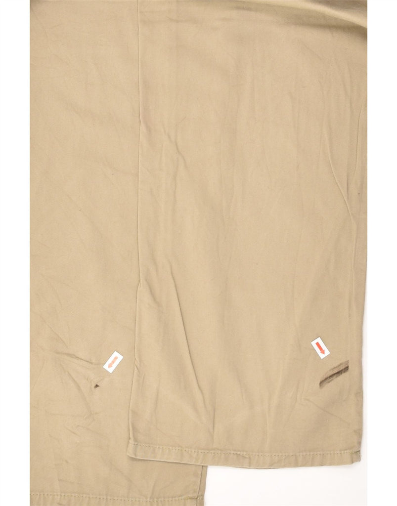 DICKIES Womens Straight Casual Trousers US 16 2XL W38 L30 Beige Cotton | Vintage Dickies | Thrift | Second-Hand Dickies | Used Clothing | Messina Hembry 