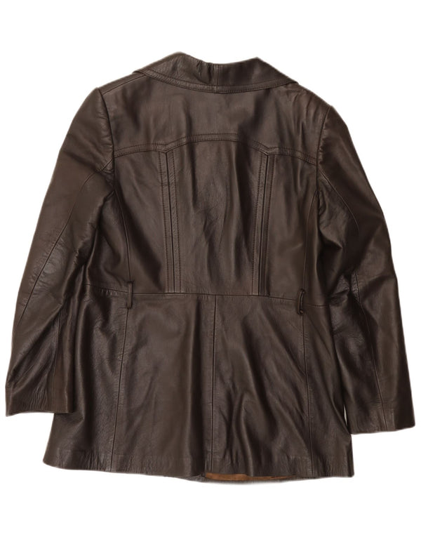 Everest Womens Leather Jacket IT 48 XL Brown