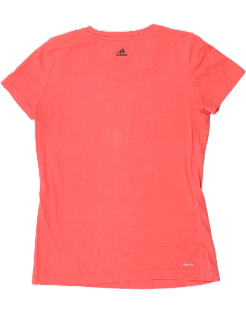 ADIDAS Womens Graphic T-Shirt Top UK 10 Small Red | Vintage Adidas | Thrift | Second-Hand Adidas | Used Clothing | Messina Hembry 