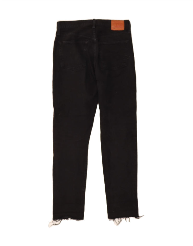 LEVI'S Womens Slim Jeans W28 L32 Black Cotton Vintage Levi's and Second-Hand Levi's from Messina Hembry 
