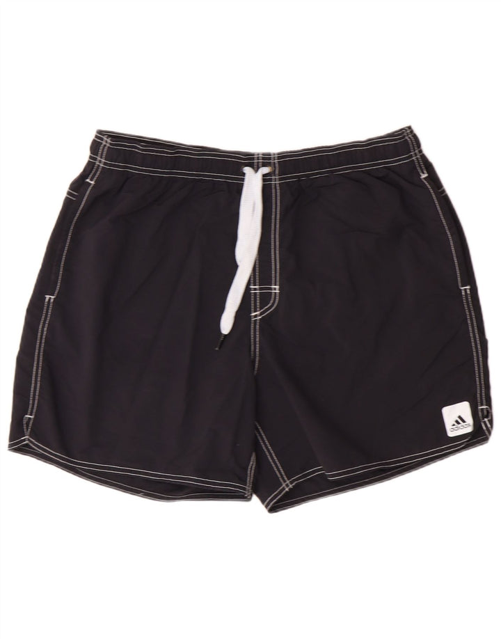 ADIDAS Mens Swimming Shorts Large  Black Nylon
