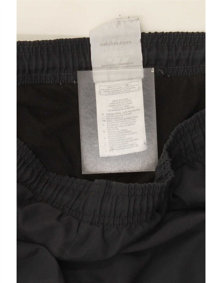 Adidas Mens Tracksuit Trousers Joggers Large Grey Polyester