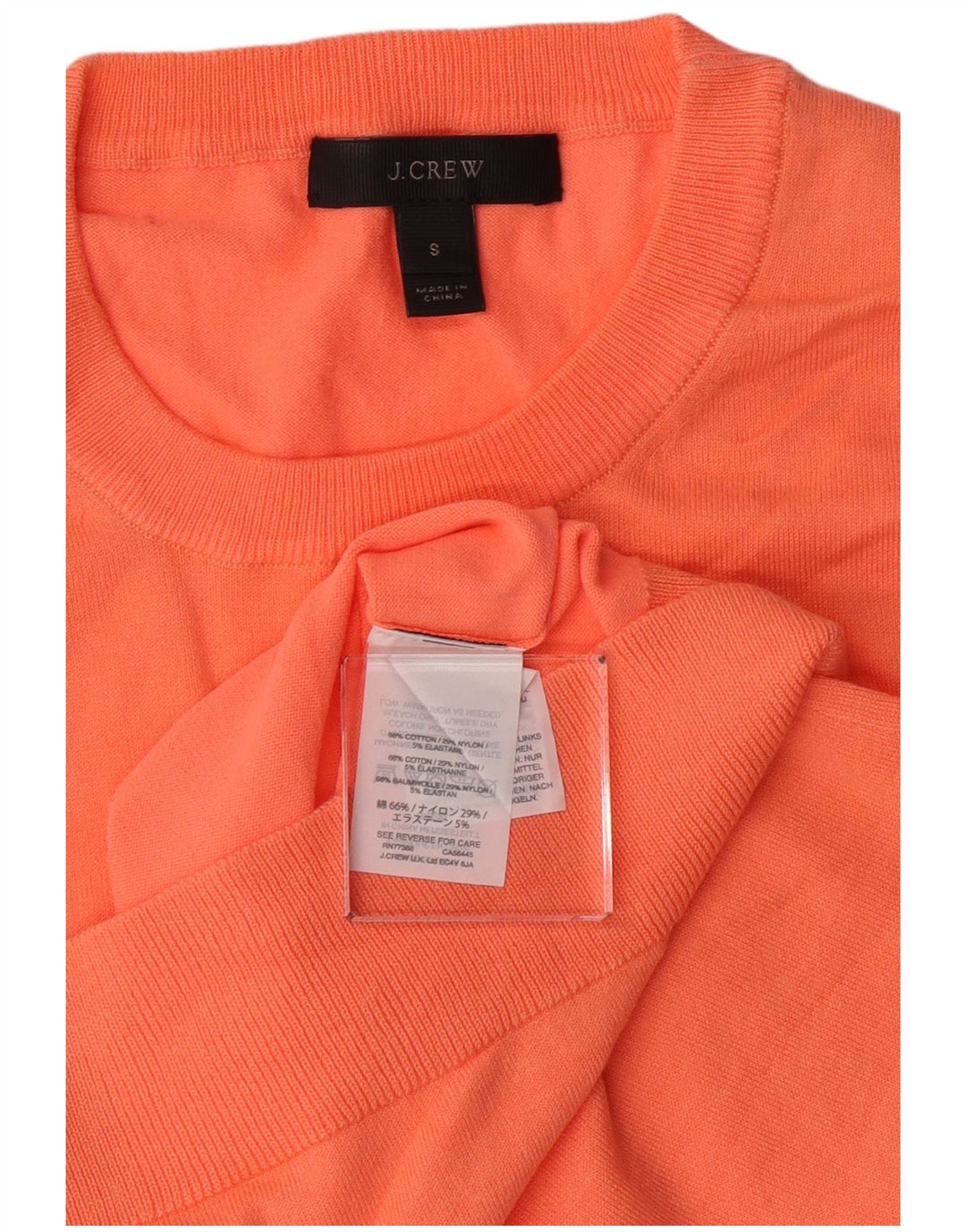 J. Crew Womens Vest Tank Top UK 10 Small Orange Cotton
