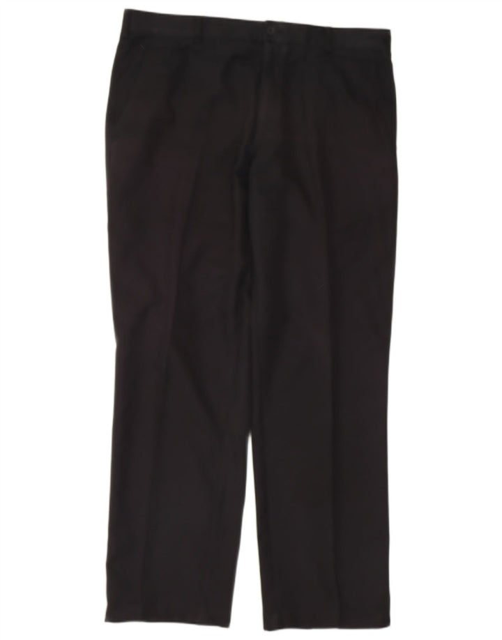 NIKE Mens Dri Fit Straight Chino Trousers W36 L32 Black Polyester