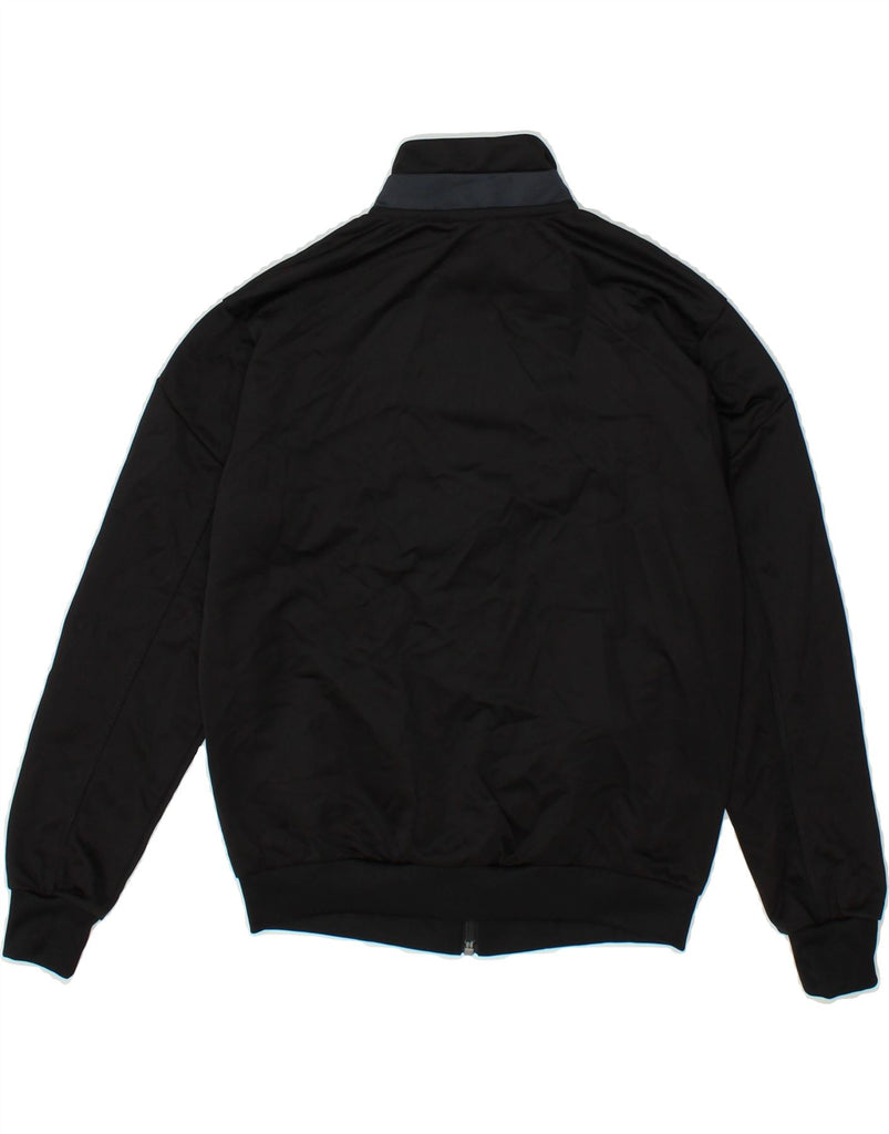 HUMMEL Boys Tracksuit Top Jacket 9-10 Years Black Polyester | Vintage Hummel | Thrift | Second-Hand Hummel | Used Clothing | Messina Hembry 