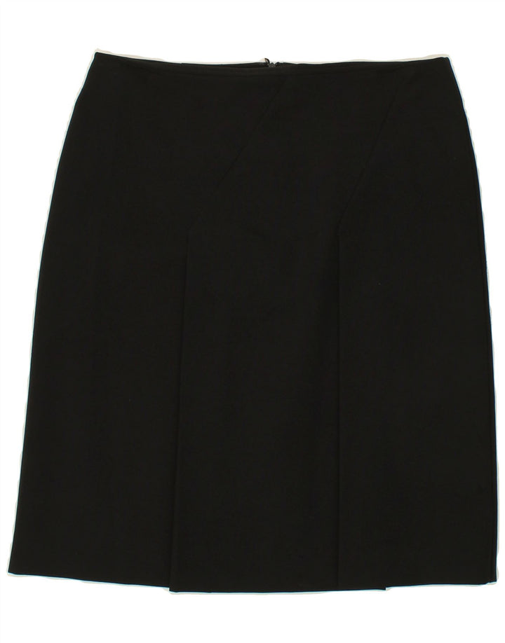 BENETTON Womens Straight Skirt IT 44 Medium W30  Black Polyester Vintage Benetton and Second-Hand Benetton from Messina Hembry 